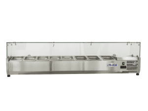 POLARCAB PIZZA INGREDIENT FRIDGE - 8 DIVISION
