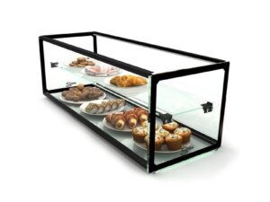 AMBIENT DISPLAY CABINET 'SALVADORE' - DOUBLE SHELF - SMALL