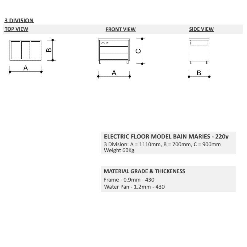 BAIN MARIE - WITH DOORS - Image 2