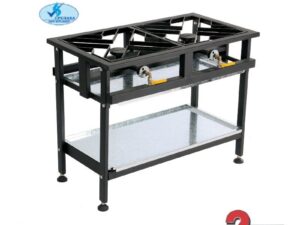 BOILING TABLE GAS - COMMERCIAL - 2 BURNER STRAIGHT