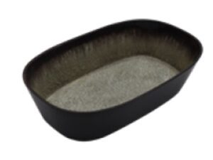 CAPSULE BOWL RECTANGLE (MED GREY)
