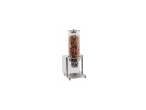 CEREAL DISPENSER HI-LINE S/STEEL POLYCARBONATE CYLINDER