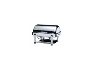 CHAFING DISH EURI RECTANGULAR ROLL TOP - 18/10 S/STEEL