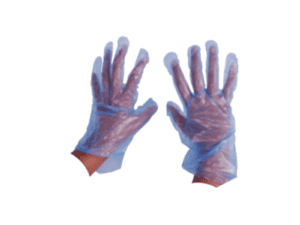 DISPOSABLE DELI GLOVES BLUE - PACK OF 100