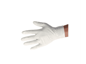 DISPOSABLE LATEX GLOVES - POWDER FREE - PACK OF 100