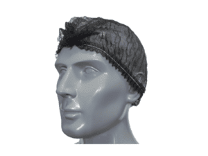 DISPOSABLE MOP CAPS - PACK OF 100 - BLACK