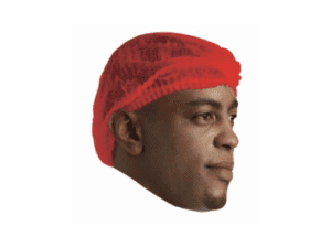 DISPOSABLE MOP CAPS - PACK OF 100 - RED