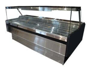 ECO DISPLAY SQUARE GLASS FRIDGE 2M