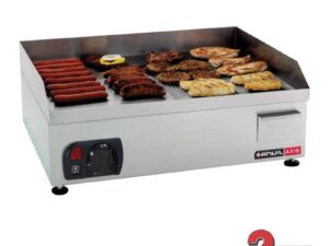FLAT TOP GRILL ANVIL - RIBBED/FLAT - 600mm (ELEC)