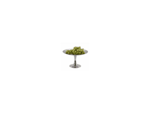FRUIT STAND S/STEEL - 1 TIER 18/10 S/STEEL		 R