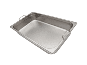 GASTRONORM FOOD PANS - S/STEEL WITH HANDLES - FULL