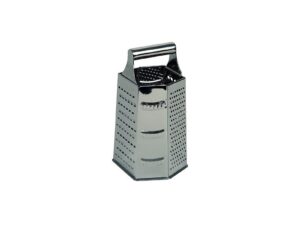 GRATER S/STEEL - 6 SIDED