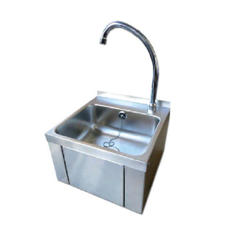 HAND WASH BASIN - KNEE ACTIVATED - 400MM