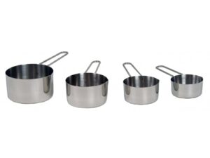 MEASURING CUP SET - S/STEEL - 4 PIECE