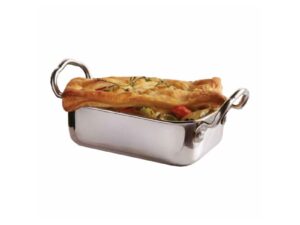 MINI S/STEEL SQUARE ROASTING PAN - 115mm