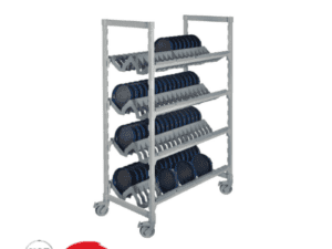 MOBILE DRYING RACK FOR CAMDUCTION BASES - 128 BASE CAPACITY