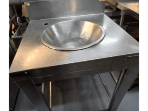 PREP BOWL SINK TABLE 600MM