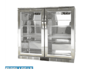 POLARCAB BACK BAR COOLER - 2 HINGED DOOR - STAINLESS STEEL