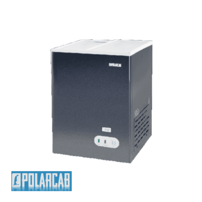 POLARCAB FREEZER WITH SLIDING GLASS TOP - 97L