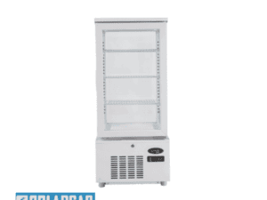 POLARCAB REFRIGERATED DISPLAY 4 SIDED GLASS - 78LT WHITE