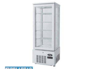 POLARCAB REFRIGERATED DISPLAY 4 SIDED GLASS - 98LT WHITE