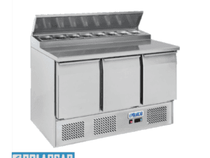 POLARCAB SALADETTE FRIDGE WITH PIZZATOP WITH HINGED LID