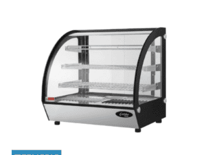 POLARCAB HEATED COUNTERTOP CURVED DISPLAY CABINET - 0.9M