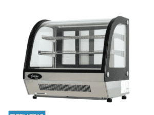 POLARCAB COUNTERTOP CURVED GLASS REFRIGERATED DISPLAY CABINET - 0.7M