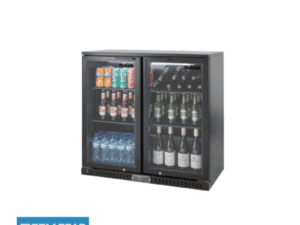 POLARCAB BLACK BAR COOLER 2 SLIDING/DOOR