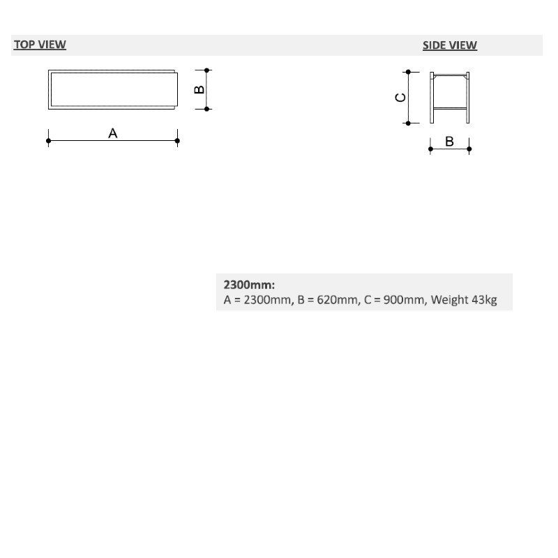 OUTLET TABLE - 0.9mm 430 TOPS - Image 2