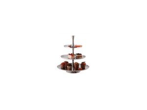 PASTRY STAND S/STEEL - 3 TIER 18/10 S/STEEL