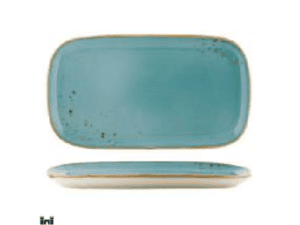 RECTANGULAR PLATE - FYNBOS - ATLANTIC BLUE - 45CM x 19CM (3)