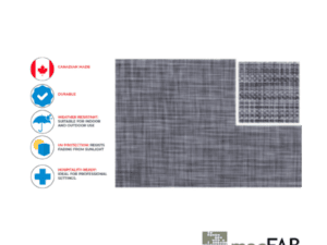 PLACEMATS MARBLE - P/M  30CM X 43CM (12)