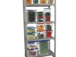 PLASTIC SHELVING UNIT - 1220 x 455 x 1800mm