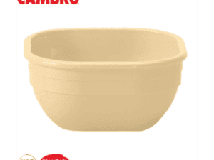 POLYCARBONATE 278ML SQUARE BOWL - BEIGE