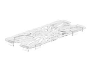 POLYCARBONATE (CLEAR) DRAIN SHELF FOR 1/3 PANS
