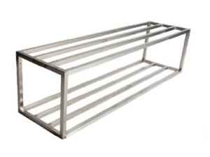 POT RACK - WALL MOUNTED - STAINLESS STEEL (304) TUBING