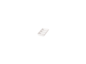 RECTANGLE 3 COMPT. DISH 12cm