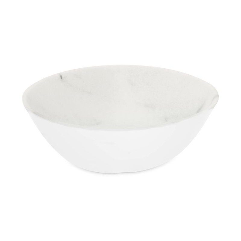 RIDGE MELAMINE BOWL MARBLE