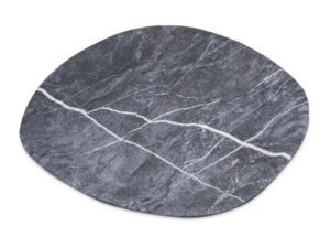 RIDGE MELAMINE OBLONG PLATTER SOAPSTONE