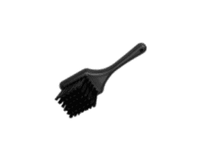 SHORT HANDLE SCRUB - HARD BRISTLE BLACK - 210MM
