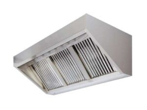 WALL CANOPY - DOUBLE DECKER 'STAINLESS STEEL'