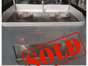 WOK BOILING TABLE - 2 BURNER