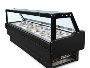 ECO DISPLAY SQUARE GLASS FRIDGE 1.3M