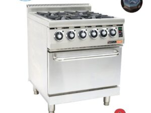 GAS STOVE WITH ELECTRIC OVEN ANVIL - 4 BURNER