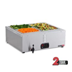 Anvil Bain Marie Table Top 2 Division
