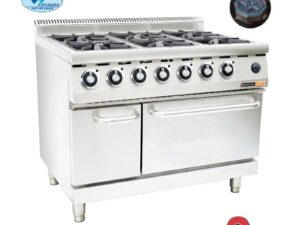 GAS STOVE WITH GAS OVEN ANVIL - 6 BURNER