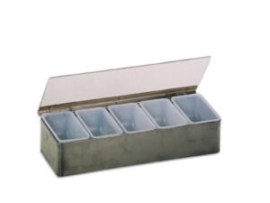 BAR CADDY CONDIMENT HOLDER - S/STEEL