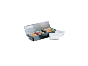 BAR CADDY DELUXE - 6 DIVISION (BLACK)