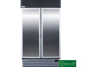 BEVERAGE COOLER DOUBLE SOLID HINGED DOOR - SHD1140